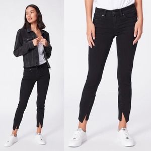 Paige Verdugo Ankle Twisted Inseam Nightfall Noir